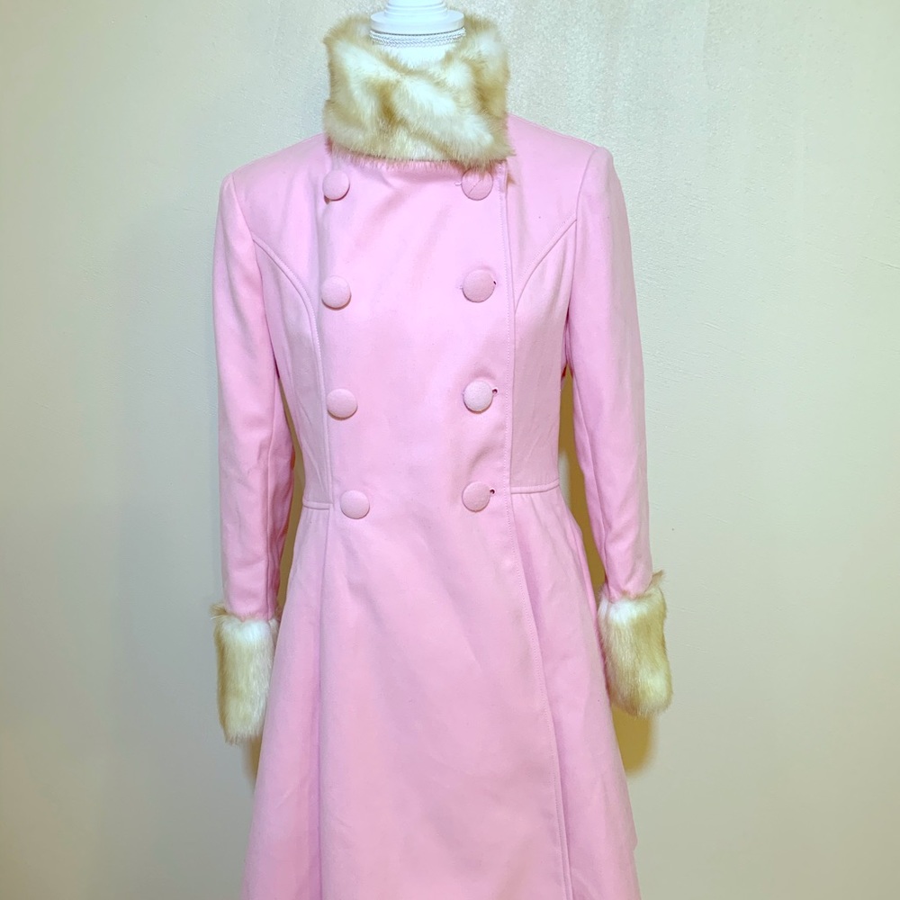 Hell Bunny Pink Robinson Coat